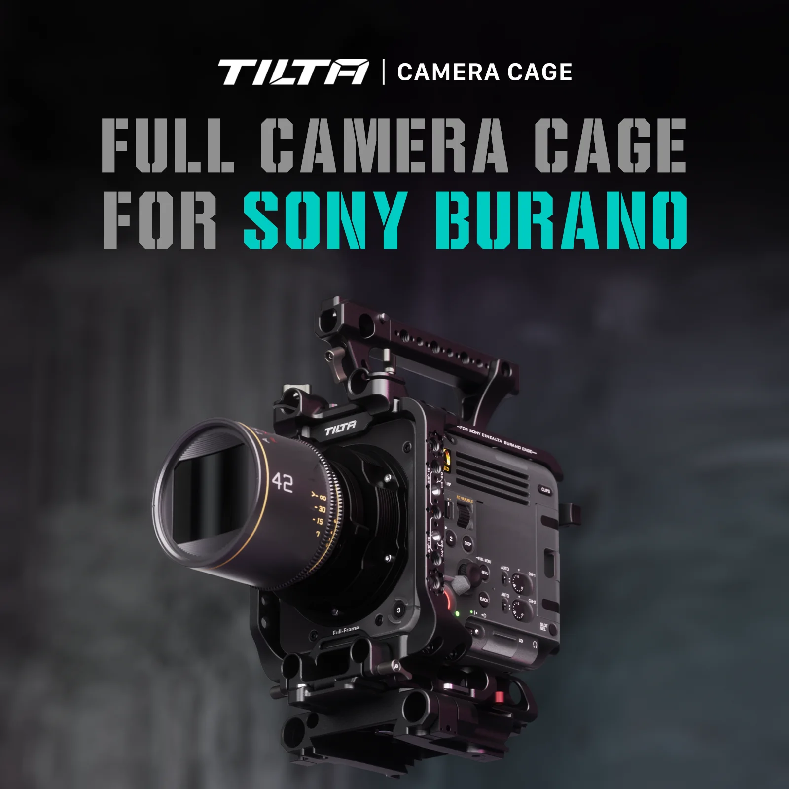 Image of Neue tilta ESR-T18-FCC kamera käfig erweiterte kit für sony burano batterie platte für sony cinealtab