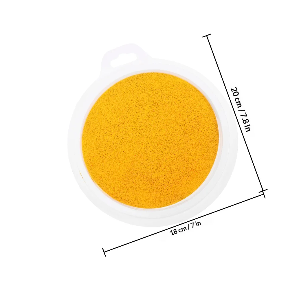 1 pz tampone di inchiostro per impronte digitali lavabile solubile in acqua per bambini artigianato d'arte fai da te su carta tessuto in legno design esagonale portatile casuale