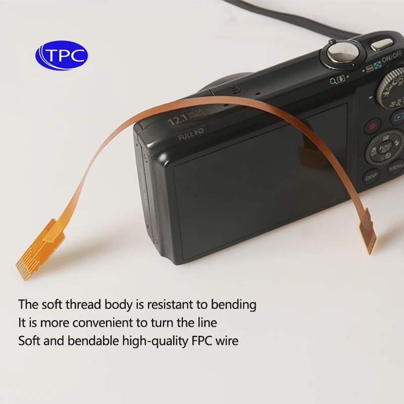 TPC Micro SD TF to Memory Card Kit Male to Male FPC Extension Cable SDXC Card Reader Extension Cable Device Test Use