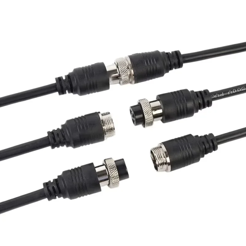 2 3 4 5 6 7 8 9 10 Pin GX16 Aviation Plug Cable with Line Male to Femal Connector 16mm Aviation Socket 30cm-3M Extension Cord