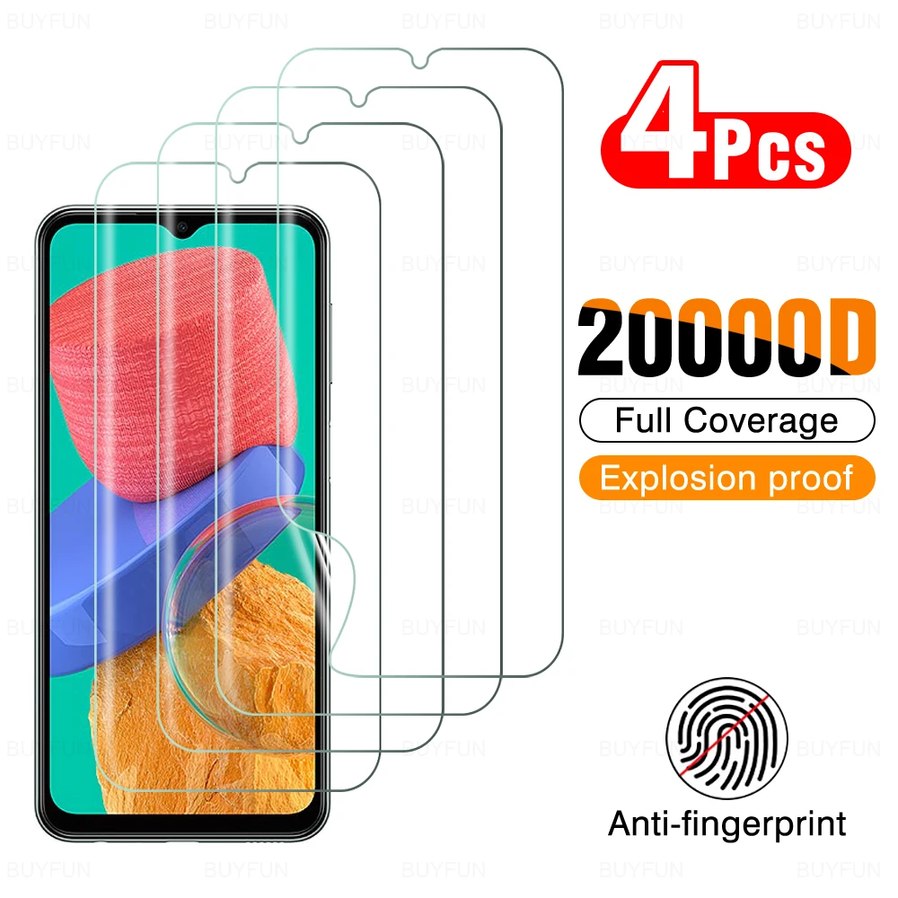 4 шт. гидрогелевая пленка HD для защиты экрана для Samsung Galaxy M33 M32 M 33 32 4G 5G GalaxyM33 на SamsungM33 Защитная пленка 6,6 дюйма