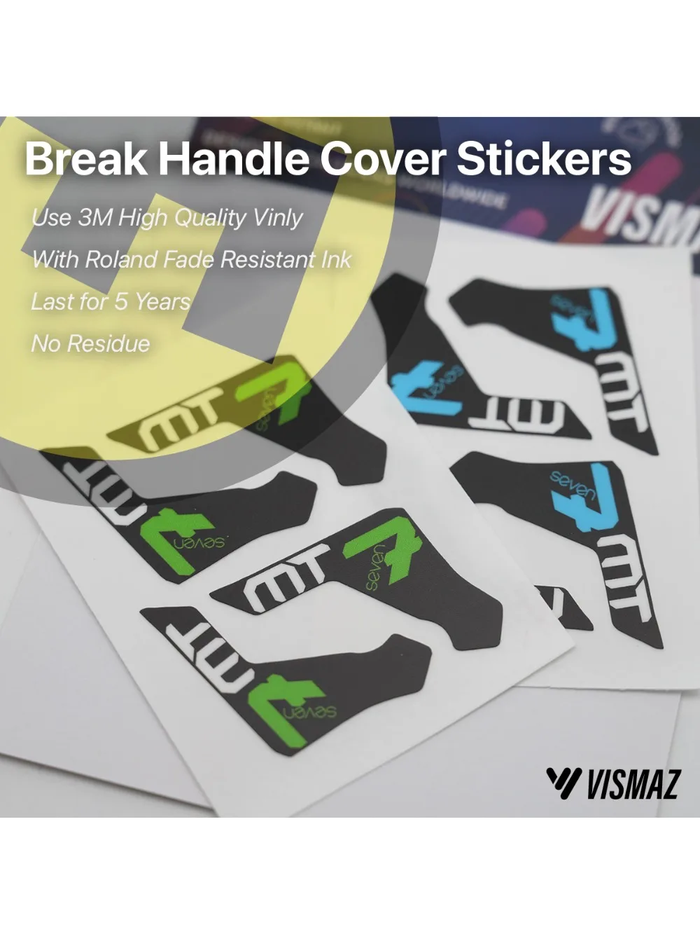 AliExpress NONE VISMAZ MT7 MTB Brake Lever Vinyl Decal Wrap Color Change Sticker Waterproof Protective Skin for Bicycle Brake Lever