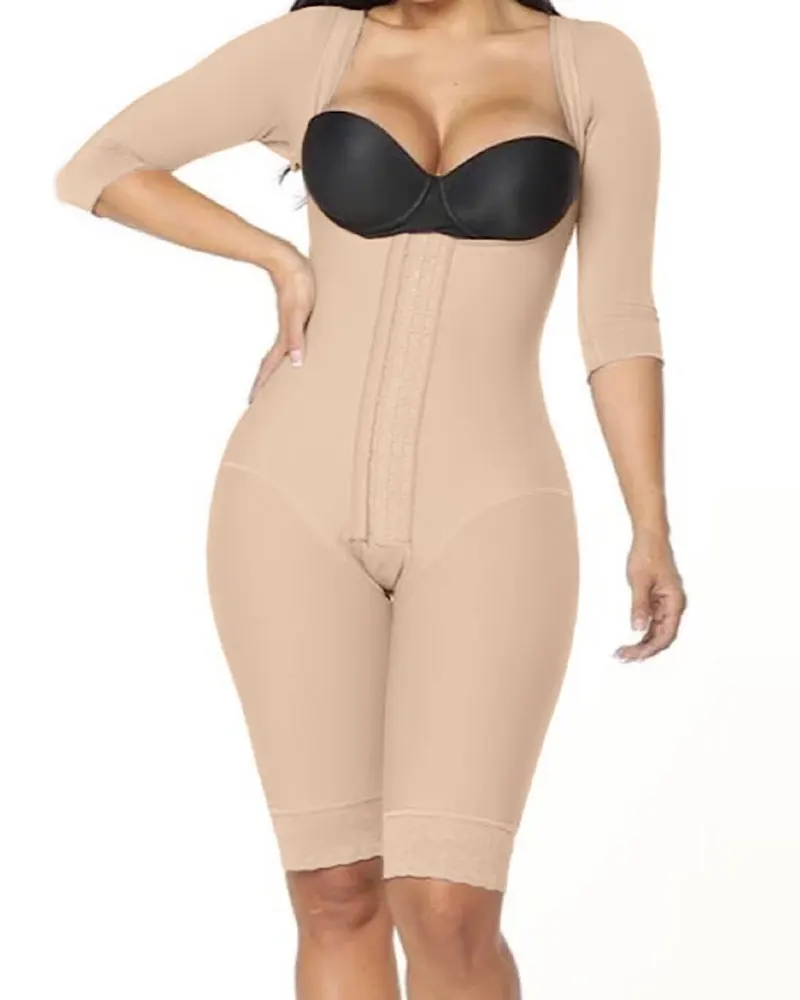 One-Piece Body Slimming Bodysuit Postpartum Recovery Adjustable Shapewear Compression Body Shaper Waist Trainer Girdle For Women