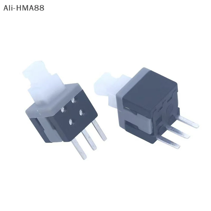 

10Pcs 5.8 * 5.8 MM Self Locking Unlocking Key Switch 3 Pin Self Locking High Head Flat Head Self Locking Switch Pin