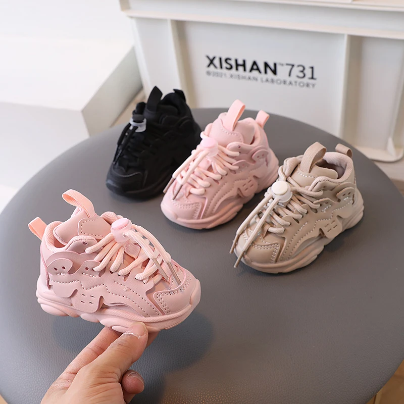 Nuove scarpe da bambino primaverili e autunnali 0-1-2 anni 3 scarpe sportive per ragazzi e ragazze scarpe da bambino per neonati versione