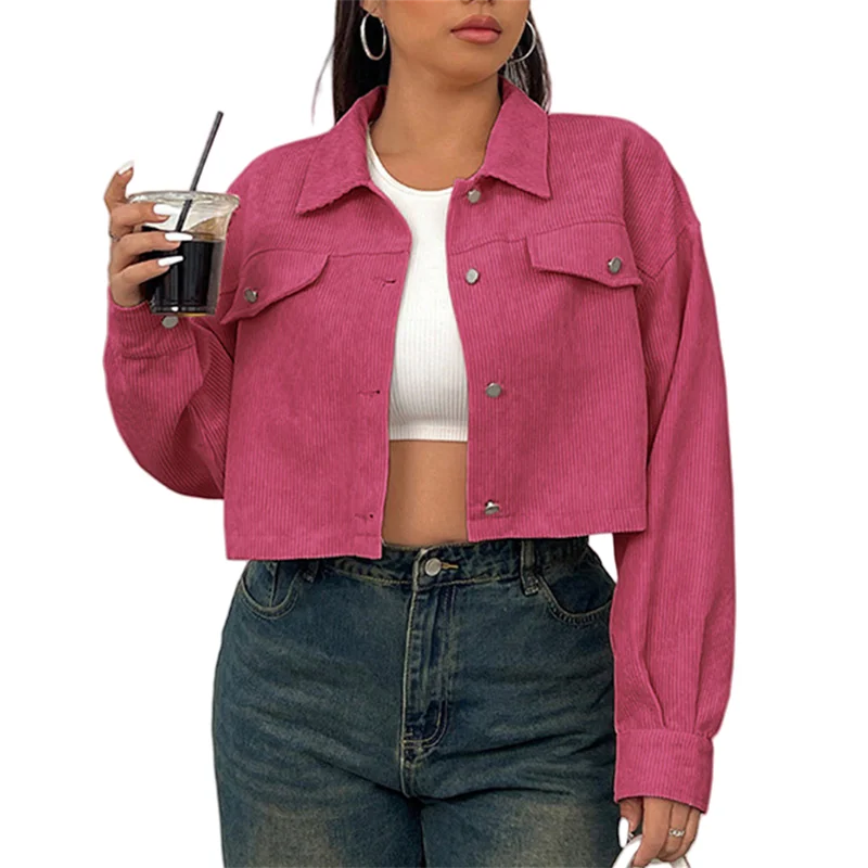 Cappotto da donna ort Color Blo Autunno Inverno Casual Sle Taglio dritto Fibra di poliestere Jaet Colletto capispalla da donna Bu...