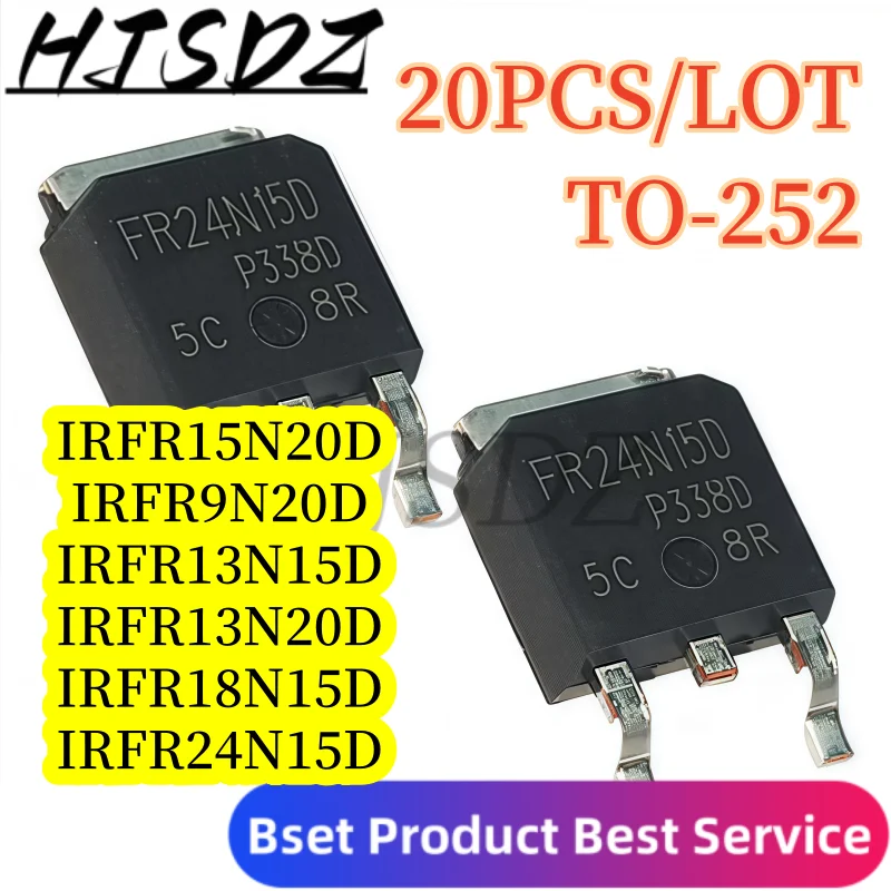 【20-50PCS/LOT】 IRFR9N20D IRFR13N15D FR13N15D IRFR13N20D FR13N20D IRFR15N20D FR15N20D IRFR18N15D FR18N15D IRFR24N15D TO-252