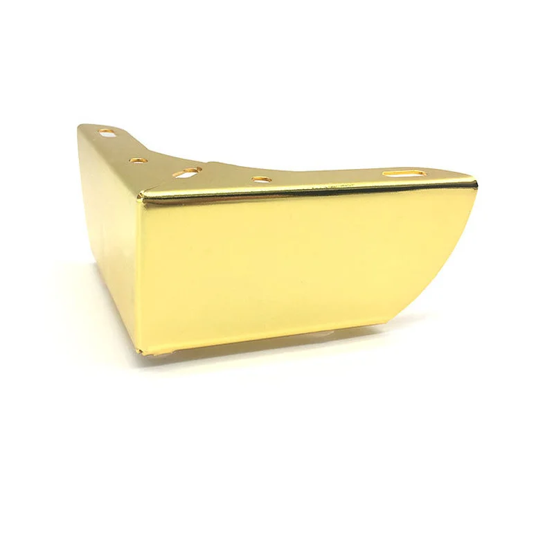 4 Stuks Metalen Meubelen Ondersteuning Benen Met Rubber Voeten Pad Gesneden Decal Decoratieve Tafel Kast Voet Sofa Meubels Niveau Hardware