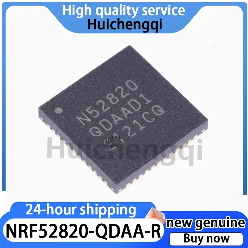1PCS NRF52820-QDAA-R Patch QFN-40 Silk Screen N52820 Bluetooth 5.2 Chip Low Power Consumption
