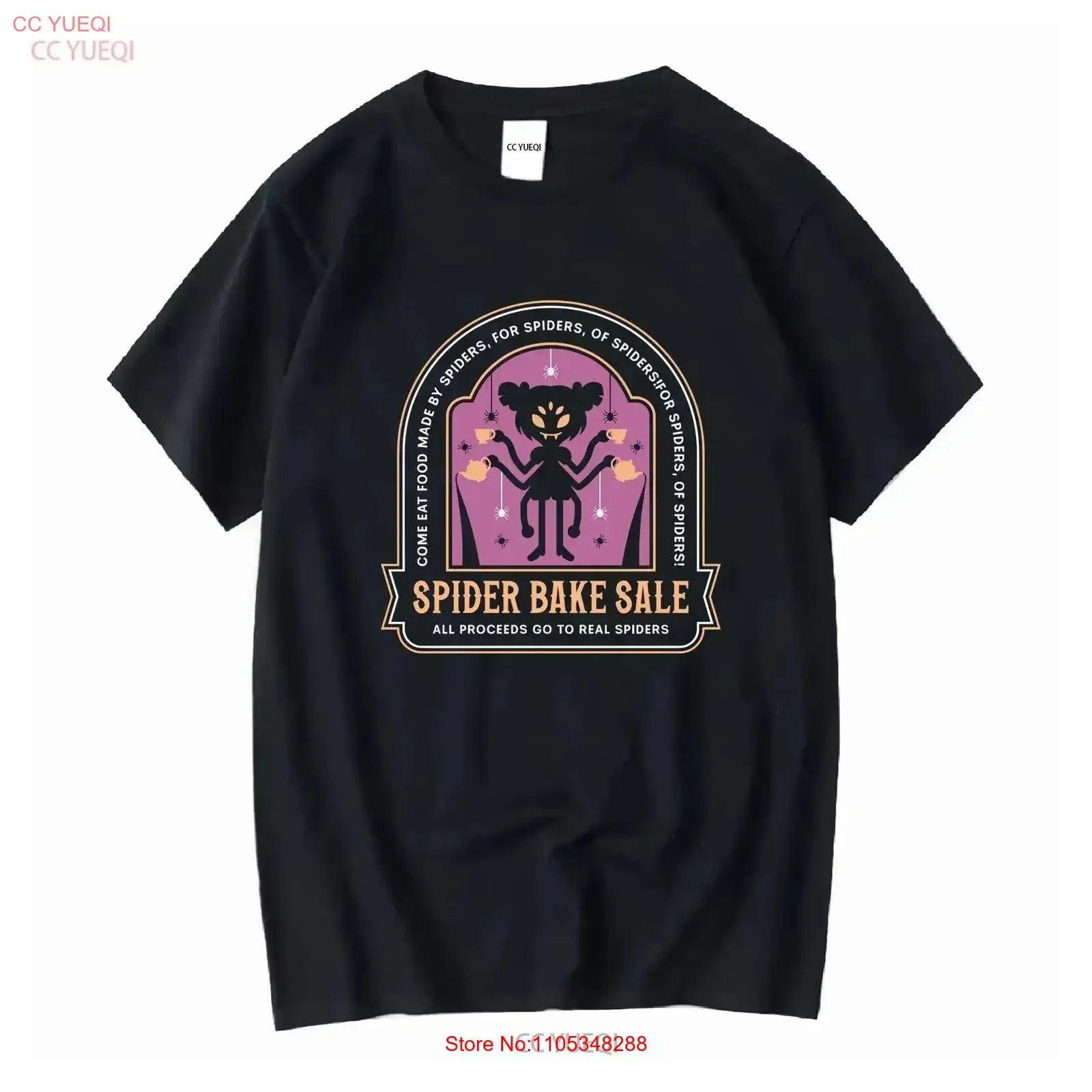 Spider Bake Sale Emblem T-Shirt Undertale Videospiel Gaming Gamer Deltarune Muffet Sans Cider Vintage Vintage Washed