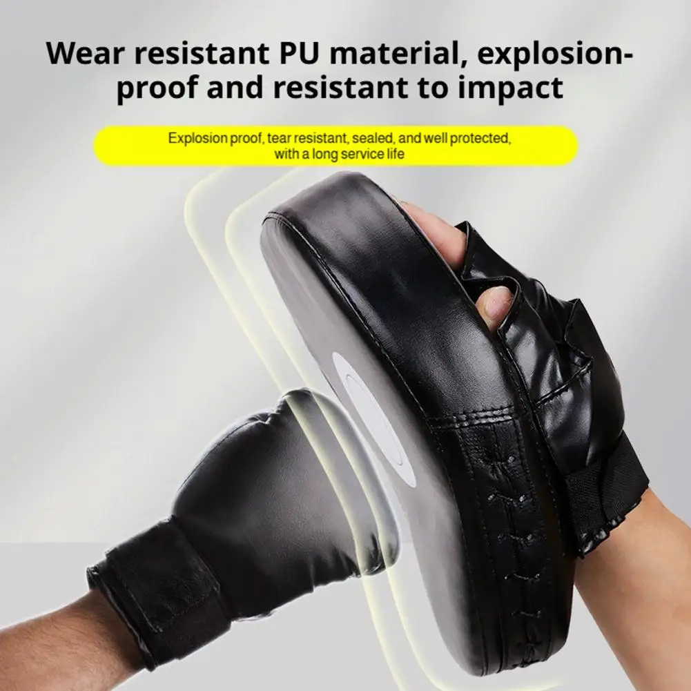 Professional Boxing Punch Mitts Curved MMA Muay Thai Hand Target Training Pads for Adult Kids Karate Sanda Combat Sports Gear