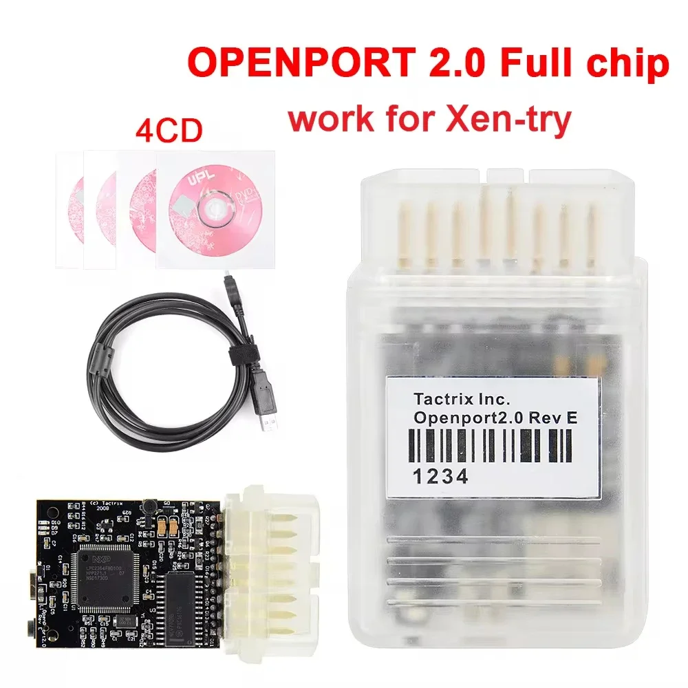 Full Chip Openport 2.0 ECU FLASH Open Port 2 Chip Adjustment OBDII OBD 2 Mercedes Benz J2534 Scanner Automotive Diagnostic Tool