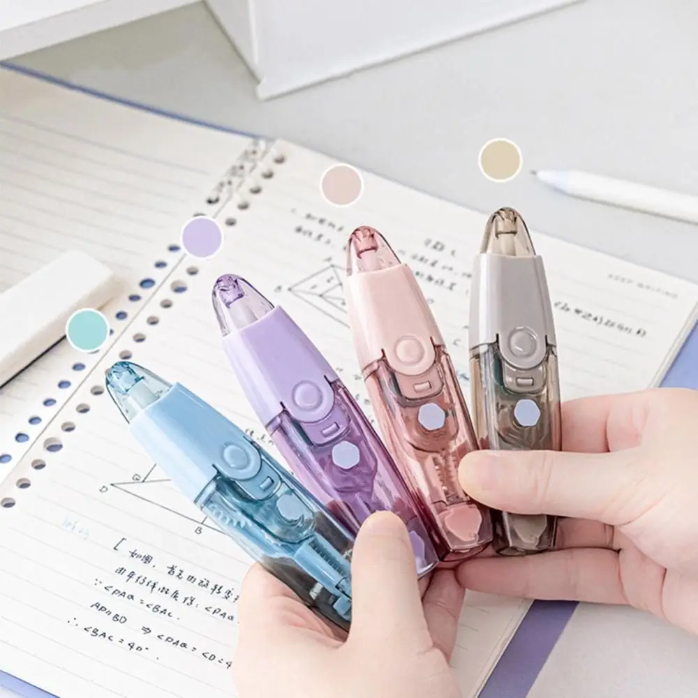 

Pen Shape Double Sided Adhesive Press Type Roller Glue Tape DIY Scrapbooking Glue Tape Dispenser Replaceable Core Glue Pen