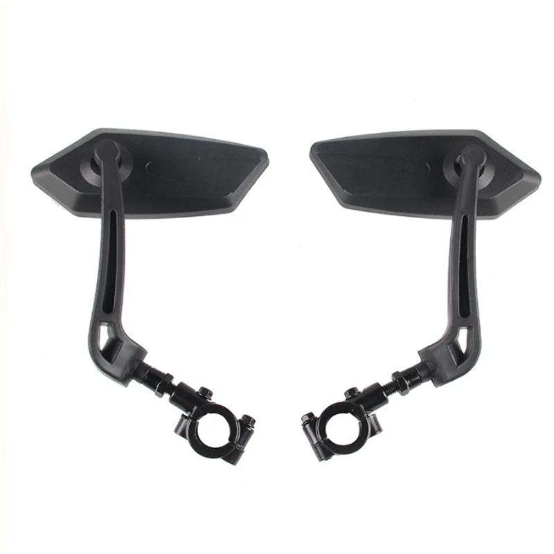 2pcs Universal Motorcycle Accessories Bike Scooter Handlebar Mirrors Rear View Mirror Rotating Back Sight Side Rearview Modified