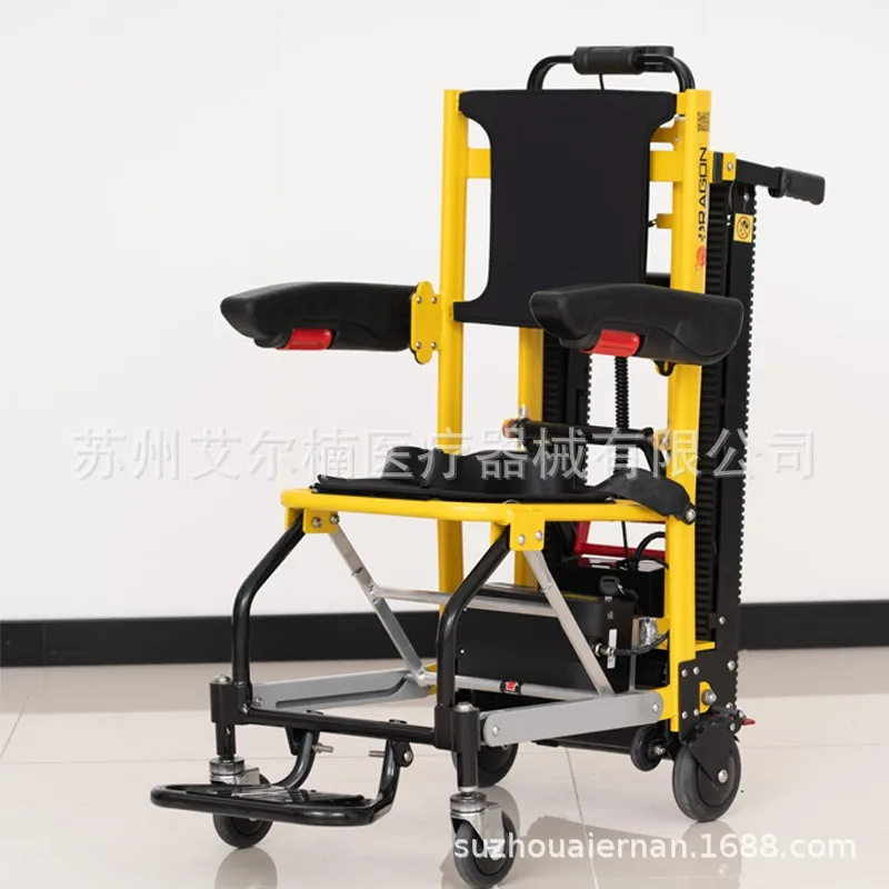 Split type electric climbing chair, crawler, up and down stairs, machine, level ground hand pushed mini transfer vehicle