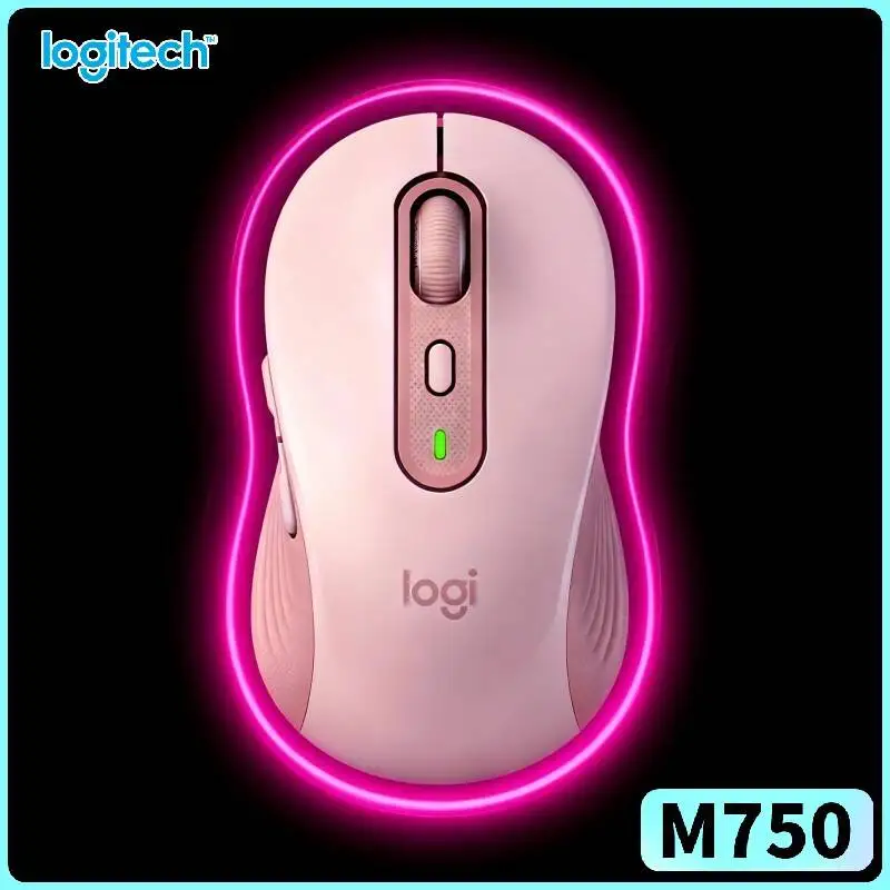 M750 Office Mouse - 4000 High DPI Tracking, Rubber Anti-Slip Grips, 3-Device Switch, Business Work Ready Essential Tool