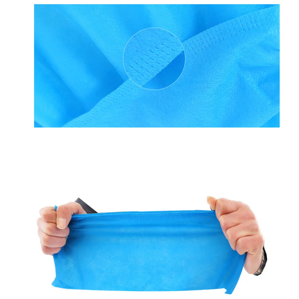 

200pcs Nonwoven Fabric Shoes Cover Disposable Shoes Sleeves Nonslip Elastic Band Breathable Shoe Protector (Pink Blue Mixed Colo
