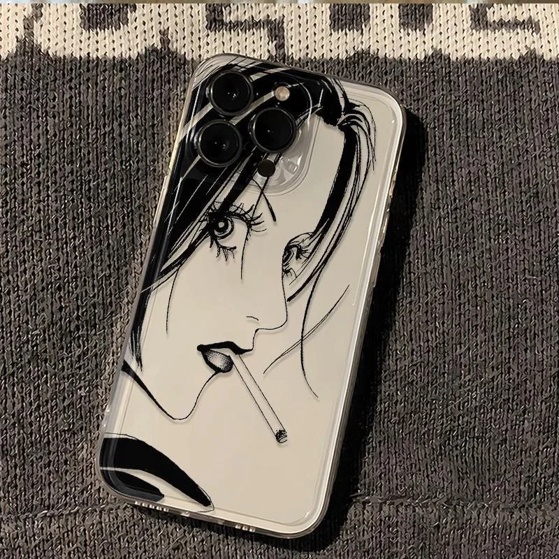 

Japan Anime Oosaki Nana Phone Case For iPhone 17 16 15 11 12 14 13 Pro Max Mini X XS XR 7 Plus 16E Air Shockproof Cover Fundas