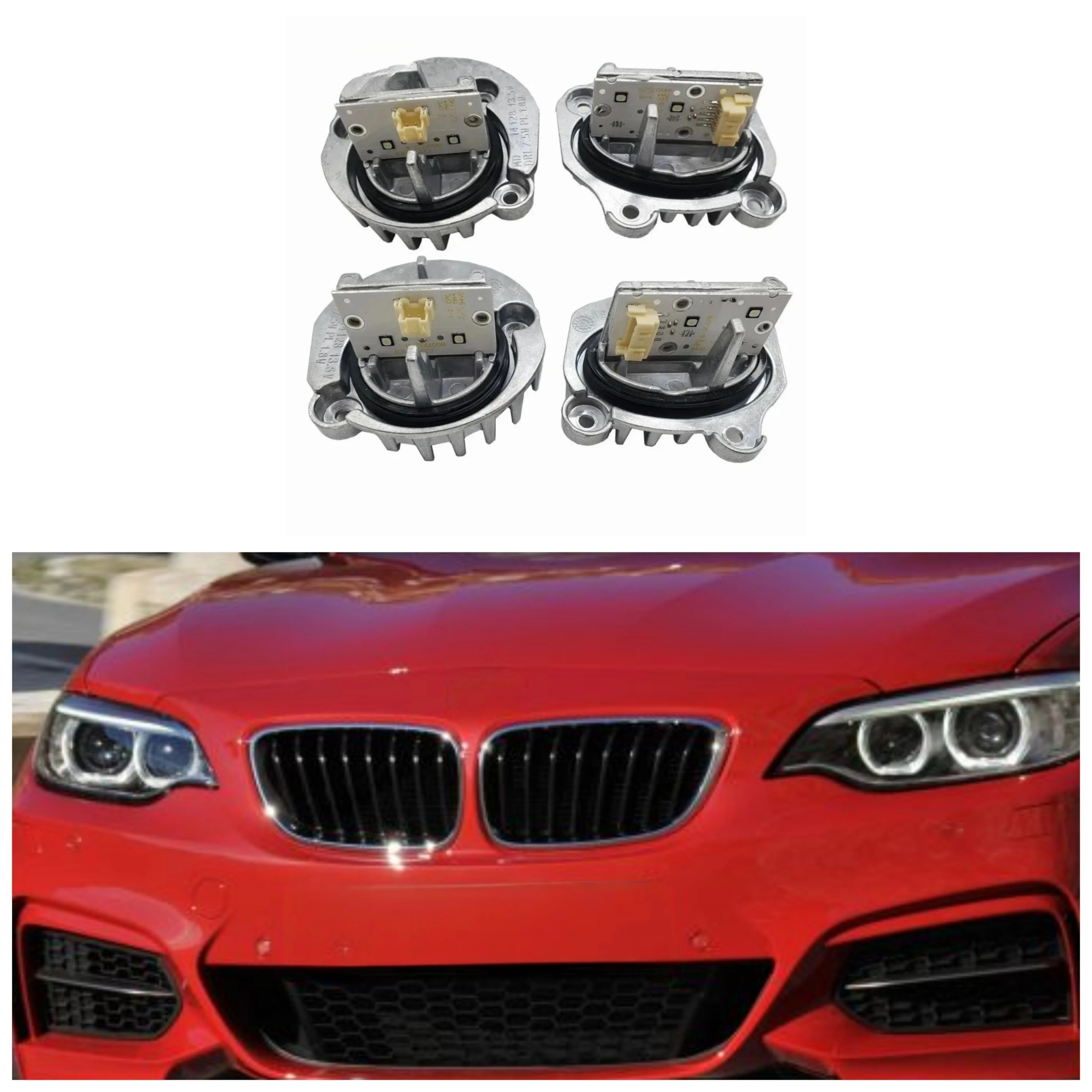 63117388923A/B For BMW 2 Series F22 F23 F87 M2 2014-2017 Xenon Headlight DRL Module White DRL LED Module OE 63117388924A/B