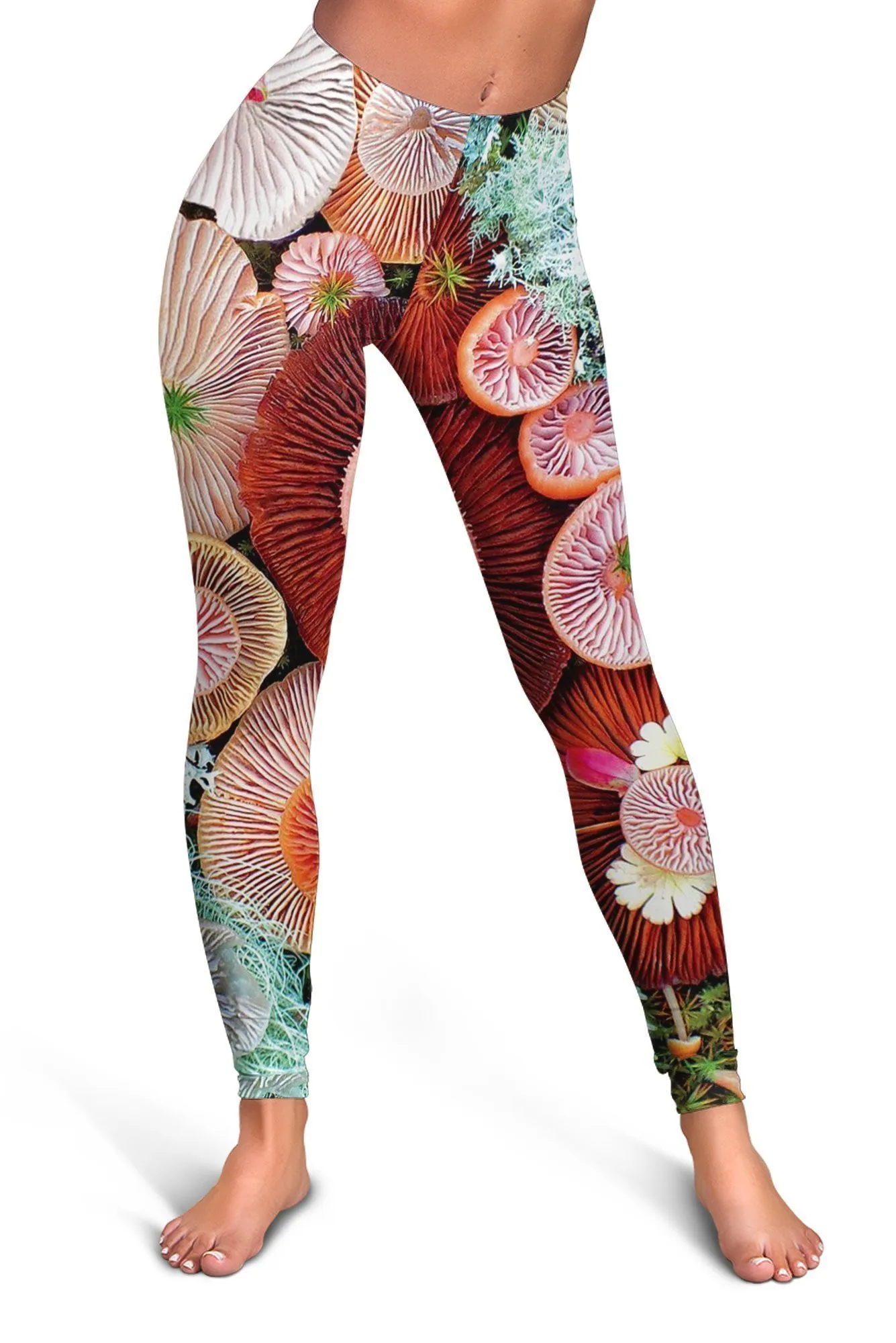 Newspaper Mushrooms Leggings 3D All Over Printed Leggings Sexy Elastic Female Skinny Leggings Gothic Yoga Leggings 04