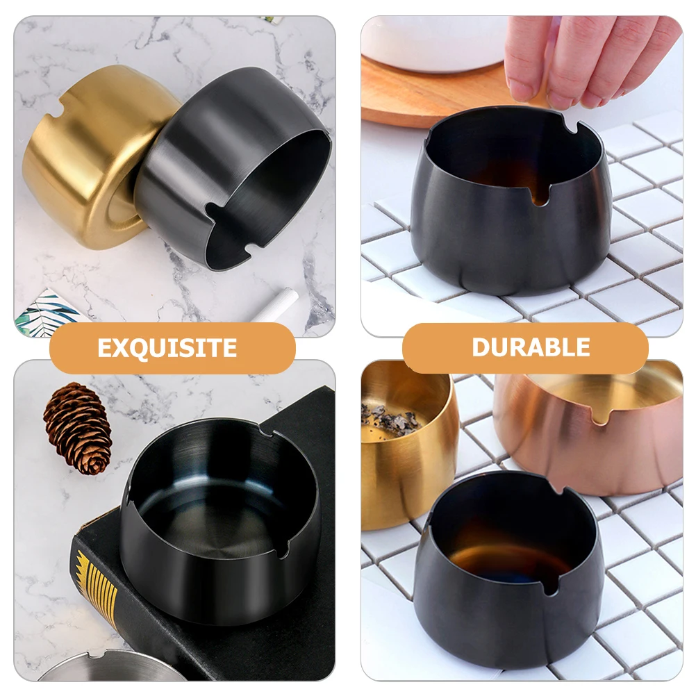 

Stainless Ashtray Fashion Ashtray Useful Ashtray Household Smoking Ashtray