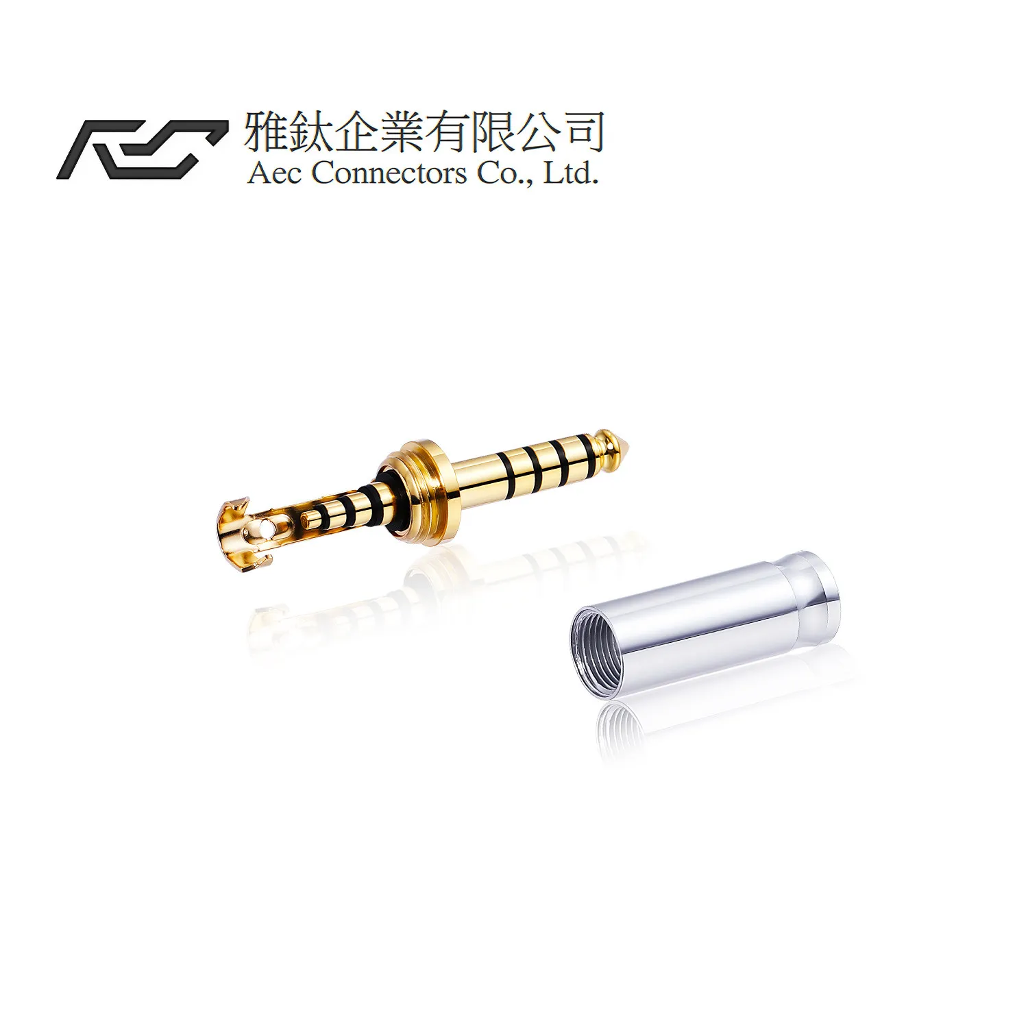 Taiwan AEC Connectors Yatite TRS -4.4 Series Balanced Headphone Plug