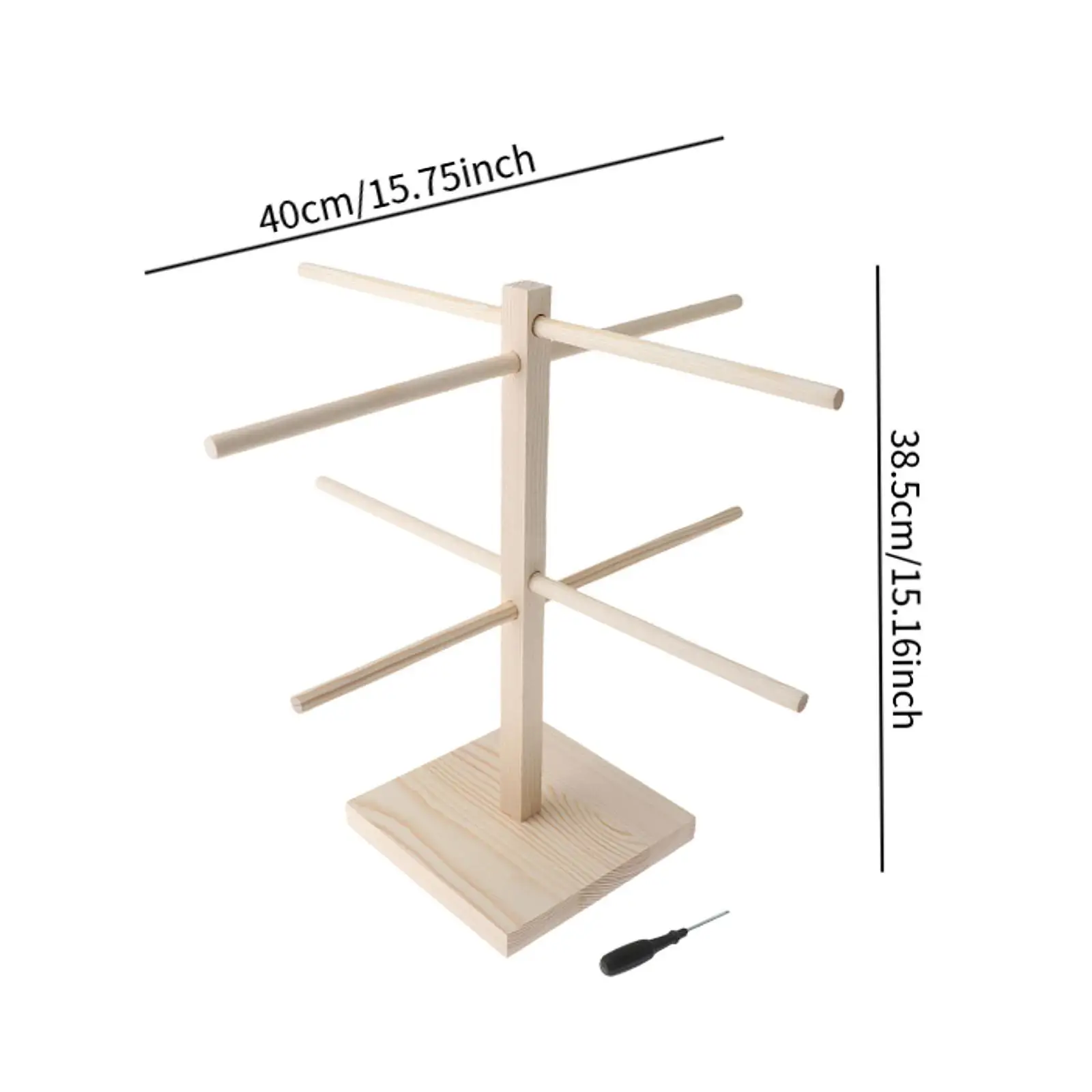 Rotating Pretzel Stand Wood Crafted Display Rack with Detachable Arms Donut Holder for Home and Parties