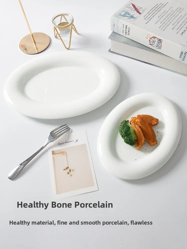 

Ins Sle Bone China Fat Cute Dert Plate Coffee op Breakfast Fi Plate High End Feeling Home Use Sweet Di Plate
