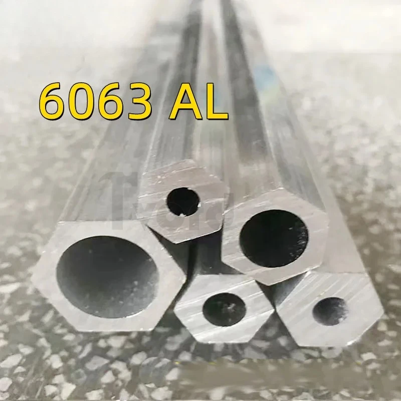 

Шестигранная алюминиевая труба 6063 AL, шестигранная трубка для DIY-моделей, материал для научных проектов