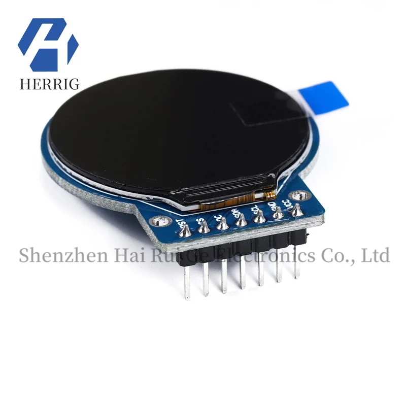 1pcs 1.28 inch round screen TFT module 240x240 HD IPS full view LCD screen