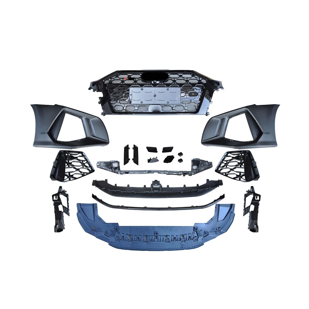 

For A3 2021-2022 facelift to RS3 LOOKING FRONT BUMPER KIT WITH GRILLE