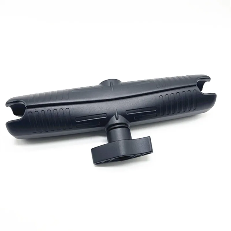 ذراع بمقبس مزدوج من الألومنيوم مقاس 12.99 بوصة مع صامولة مربى - مقاس D طويل للكرة مقاس 2.25 بوصة