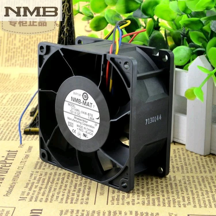 

For NMB 3115RL-04W-B76 8038 80mm 8cm DC 12v 1.6A 8CM winds of PWM fan speed control