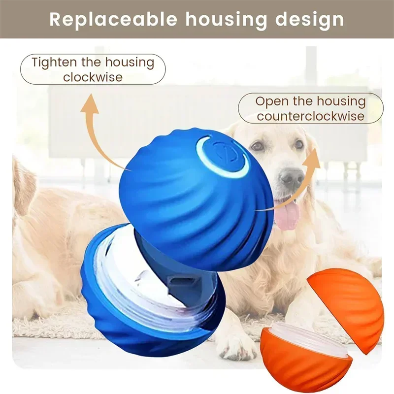 Bouncing Ball Dog Toy Indestructible Toys for Dog Balls for Dogs Pets Interactive Smart Pet Supplies Products Home Garden