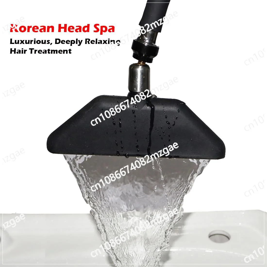Ceramic basin universal shampoo bed with head therapy medicine soup universal water circulation accessories waterfall shower