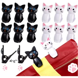 8 sets of cute cartoon note holders, account holders, stationery clips, multifunctional clothes hangers, and fixed clips