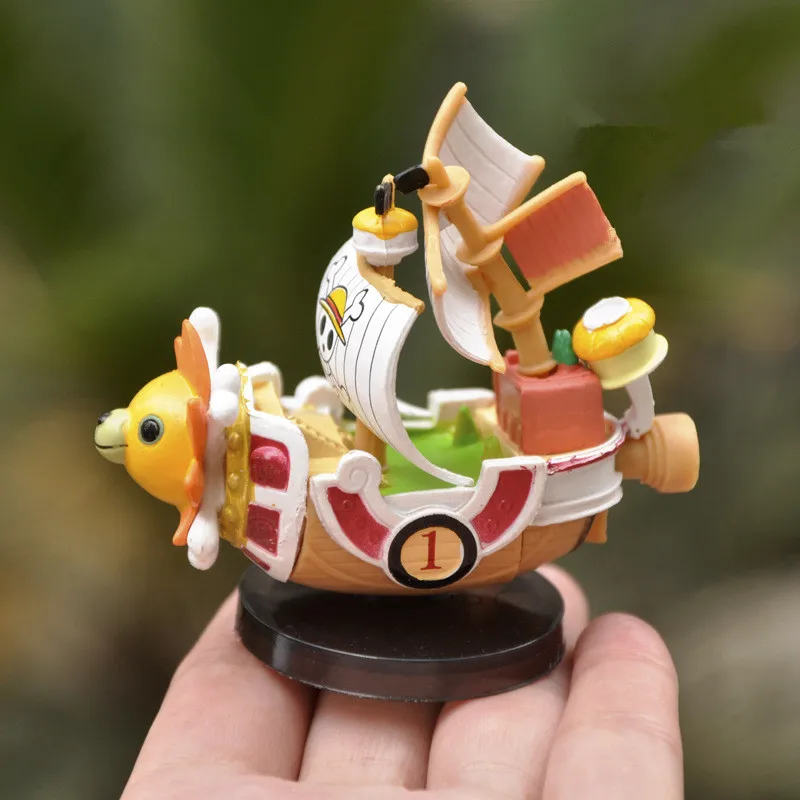 Figura de Luffy, THOUSAND SUNNY, Going Merry, Modelo de Barco para Armar, Decoración de Barco Pirata, Juguetes para Niños, Regalo de Cumpleaños