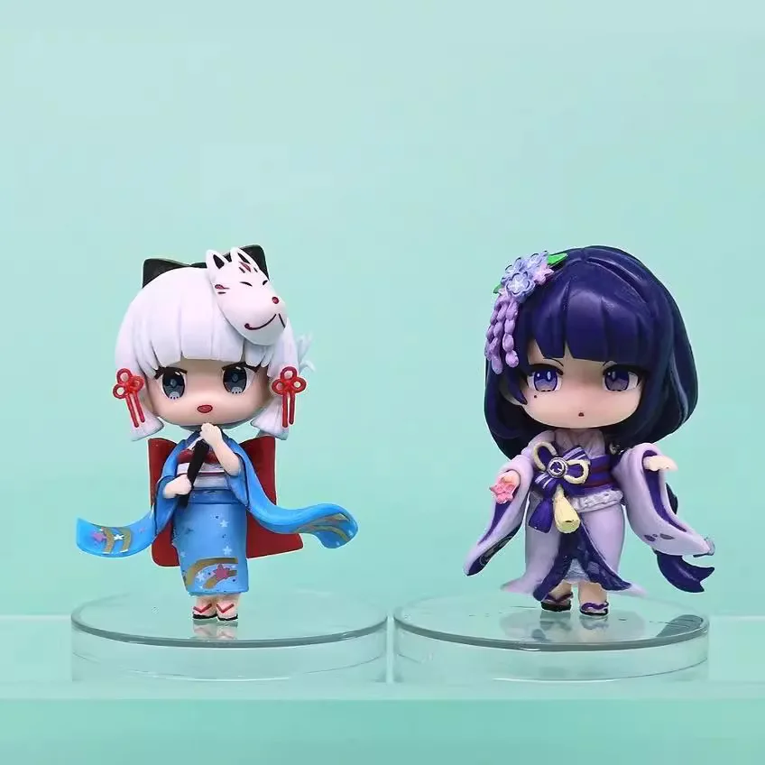 

Random 1pcs Game Genshin Impact Anime Figure Zhongli Hu Tao Yae Miko Figurine Collection Model Doll Children Kids Toys Gifts