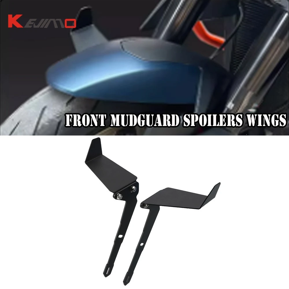 For KTM 1290 Super Duke R 2018-2023 2022 2021 2020 2019 1290 SuperDuke R Adjustable Front Mudguard Side Downforce Spoilers Wings