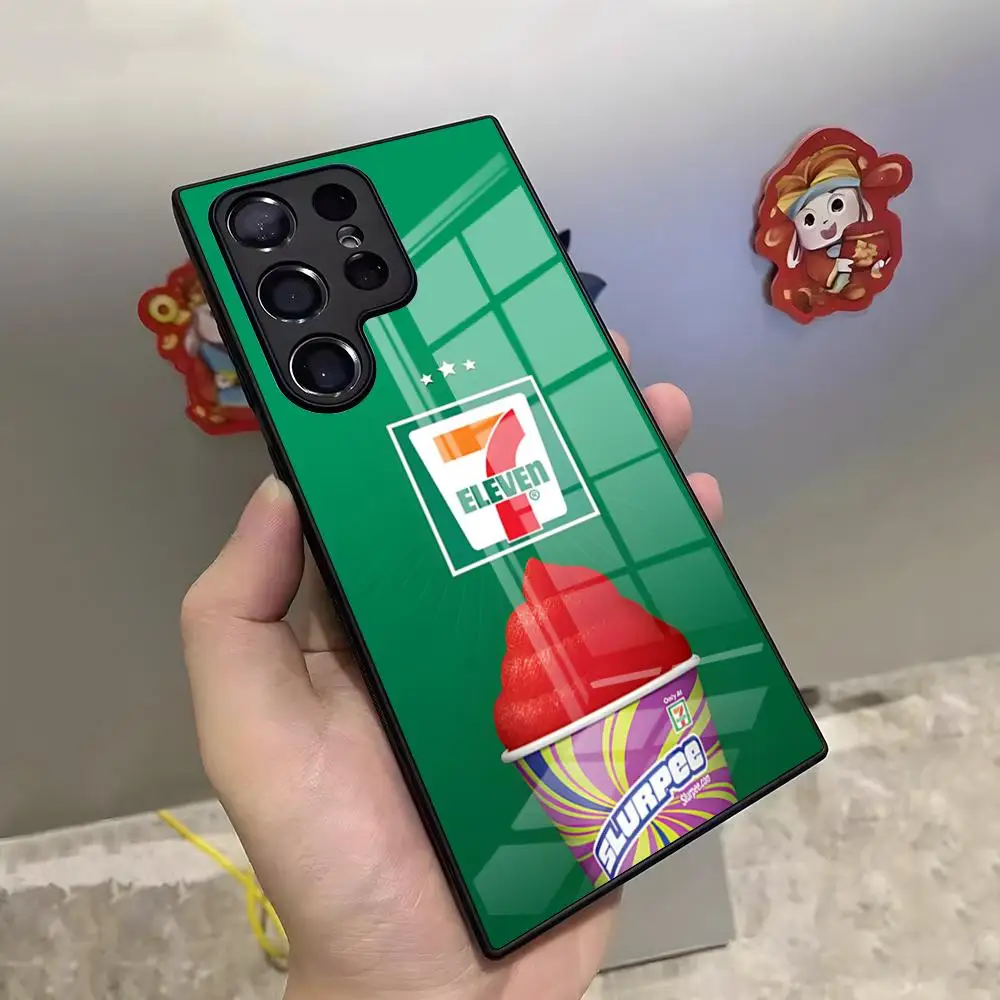 7-7Eleven 711 Phone Case For S25 Ultra Samsung S26 S24 Fe S22 S23 21 A17 A57 A37 A54 A34 A53 A16 Glass Cover
