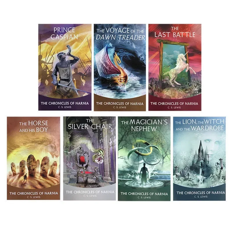 

7 Books The Original English Version of The Narnia Chronicles 8 Years Old and Above, English Extracurricular Reading Books