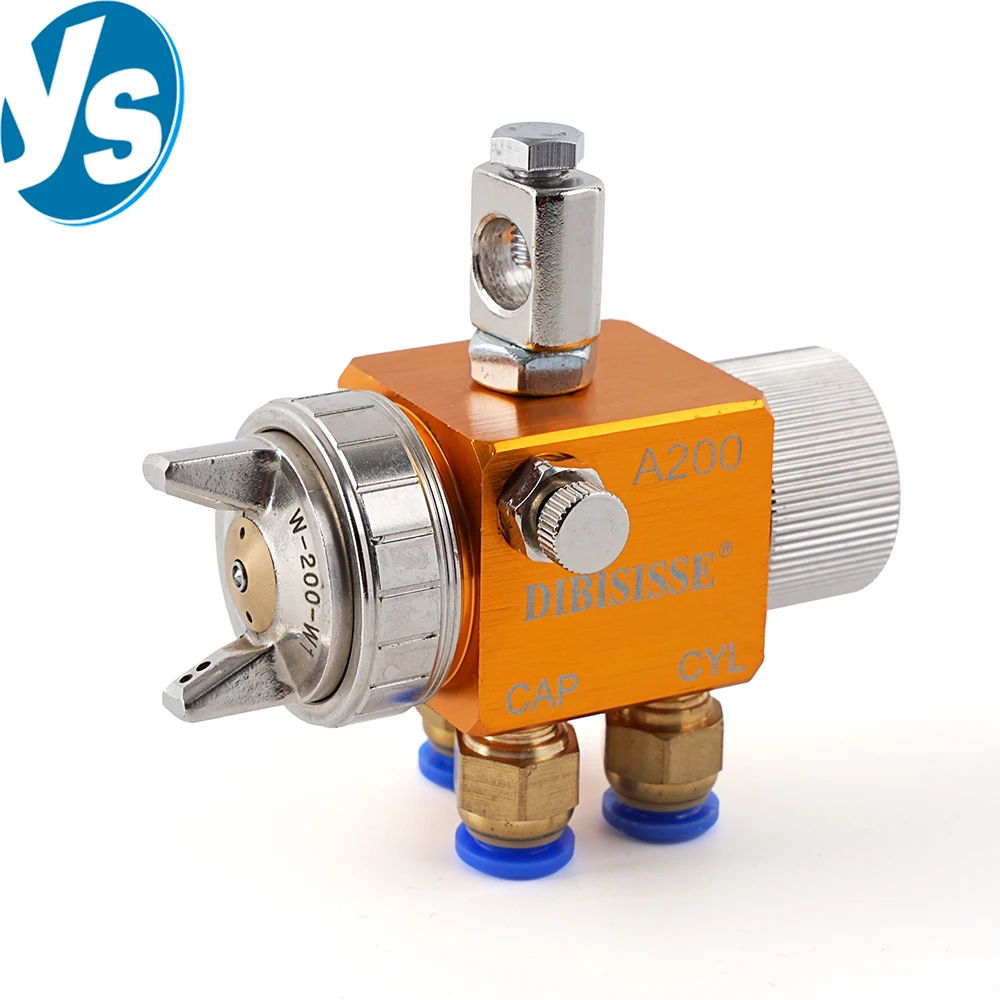 A200 Automatic Air Spray Gun 1.2/1.5/2.0/2.5 MM Spray Nozzle Wave Soldering Plastic Suction Machine Coating Pneumatic Tools