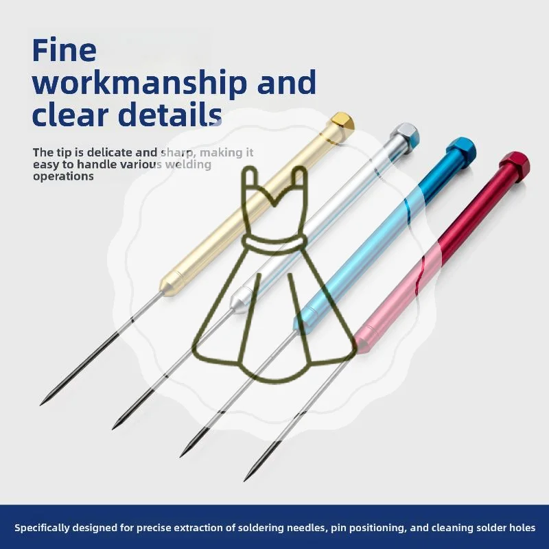 Heat Resistant Soldering Pick Tool Anti Scorch Welding Needle With Insulated Handle For Jewelry Metal Gold Silver Repair DIY