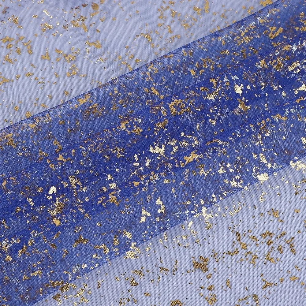Golden Sequin Glitter Hot Stamping Table Flag Elegant European Style Glitter Table Runner Soft Luxury Sequin Table Decoration