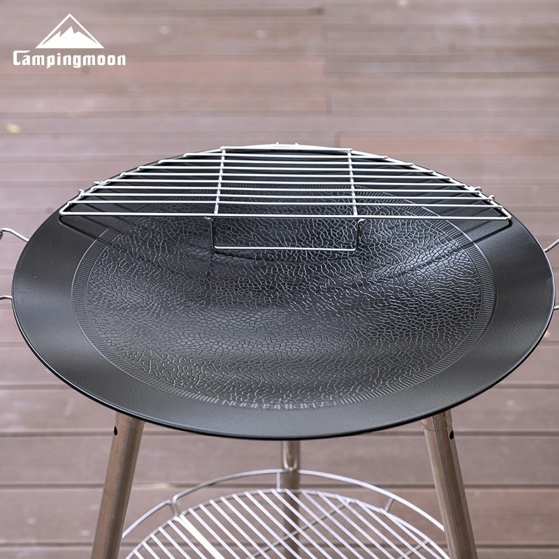 CAMPINGMOON GRW-30 Scott Companion 304 الفولاذ المقاوم للصدأ صينية الخبز الملحقات شبكة تخزين المواد الغذائية