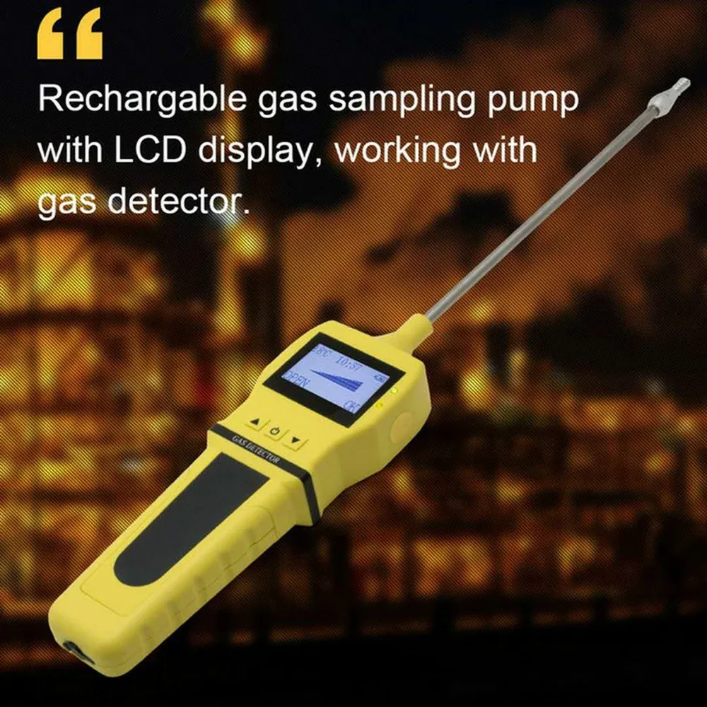 

Portable Gas Sampling Pump CO2 CO Tester Digital Charging Smart External Pump Sampler Device Tool Use with Gas Detector EU/US