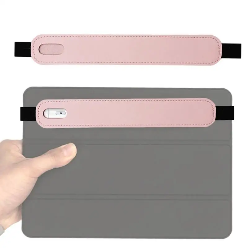 แบบพกพา Anti-Lost PU หนังหัวเข็มขัดดินสอสําหรับโน๊ตบุ๊คปากกากระเป๋าหน้าจอสัมผัสปากกาสําหรับสํานักงานการประชุม