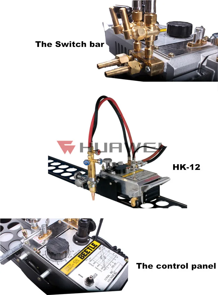 HK-12 automatic plate gas metal cutting tools machine world style selling model Hua wei Chinese price