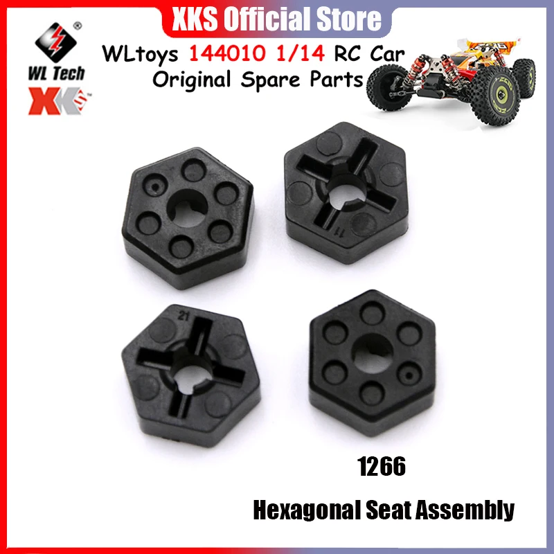 WLtoys 144010  1/14 RC Car Original Spare Parts 1266 Hexagonal Seat Assembly Car Accessories