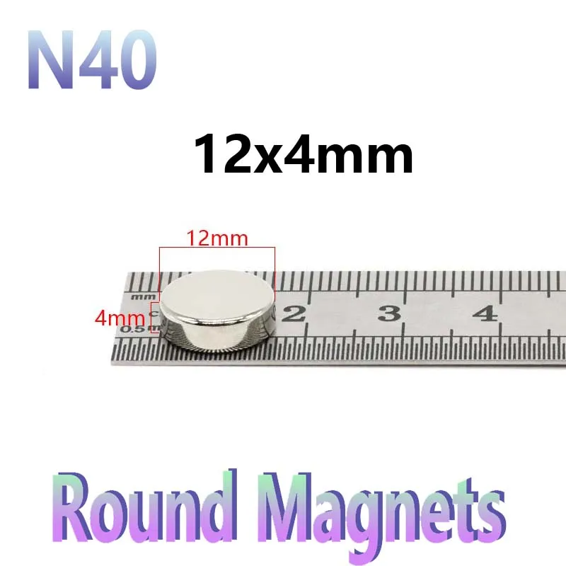 

N40 12x4 Epoxy Non-conducting Imans Black Motor Ebike Compressor Corrosion Insulate